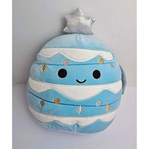 Squishmallows Jingle Blue Christmas Tree Keiko 8 Inch Holiday Plush NWT 2022